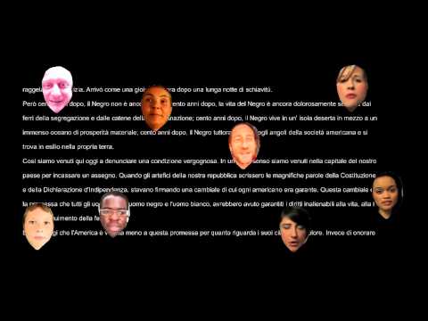 citi25 - Progetto: I have a dream Video installazione con mapping dei volti sui palloncini appesi alla parete. Questo progetto già esposto alla Rocca Malatestiana a F...