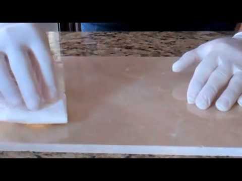 how to remove etching from marble