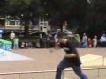 Lesley 14e skateboarden run 1