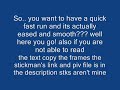 5 frame ninja fast run tutorial!