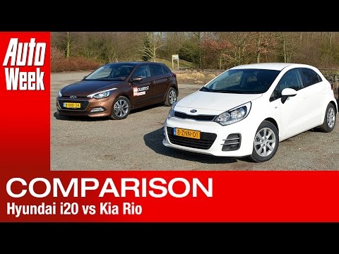 Dubbeltest – Hyundai i20 vs Kia Rio Dubbeltest – Hyundai i20 vs Kia Rio
