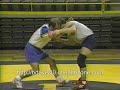 2-time olympic wrestler barry davis demonstrates double-leg takedown techniques. part 1 of 2.