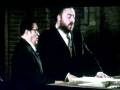 Pavarotti and father singing