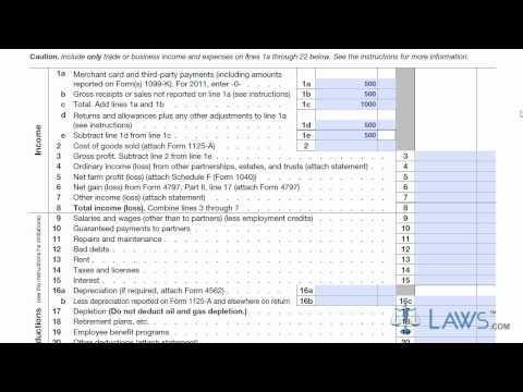 how to fill out a schedule k-1 form 1065