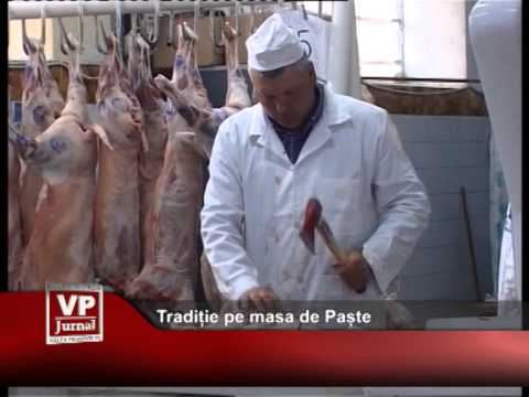 Tradiție pe masa de Paște