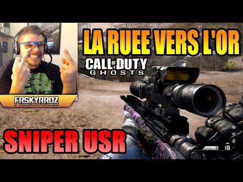 Sniper - La ruée vers l'or au sniper sur Call of duty Ghosts. ○ SkyRRoZ T-Shirt : http://electronicgamersleague.com/collections/skyrroz ○ Facebook : https://www.facebook.com/FRSkyRRoZ ○ Twitter...