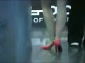 Candid Hostess Shoeplay in Red High Heels and tan stockings Candid Hostess Shoeplay in Red High Heels and tan stockings