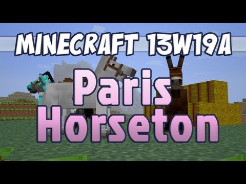 BlueXephos - Lewis shows Simon around Seajaffa Ranch where some horses are roaming free in the latest(ish) Minecraft snapshot! They're pretty cool - big shoutout to Mojan...