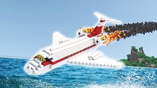 КРУШЕНИЕ САМОЛЕТА В МАЙНКРАФТ l КАК ВЫЖИТЬ НА ОСТРОВЕ ПОСЛЕ КРУШЕНИЯ В МАЙНКРАФТ