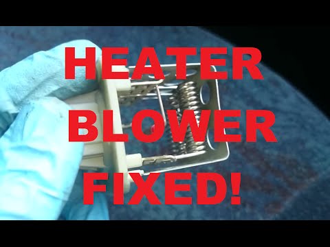 Heater fan control fault fix! Blower resistor swap! Peugeot 206