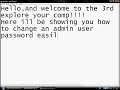 Explore Your Comp Episode 3-Change Admin User Password Explore Your Comp Episode 3-Change Admin User Password