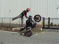 glenn van damme on his new gsxr 1000 k6 stuntbike