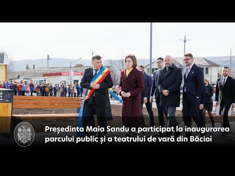 Președinta Republicii Moldova, Maia Sandu, a vizitat comuna Băcioi: „Aducem Uniunea Europeană acasă, în comunitățile noastre”