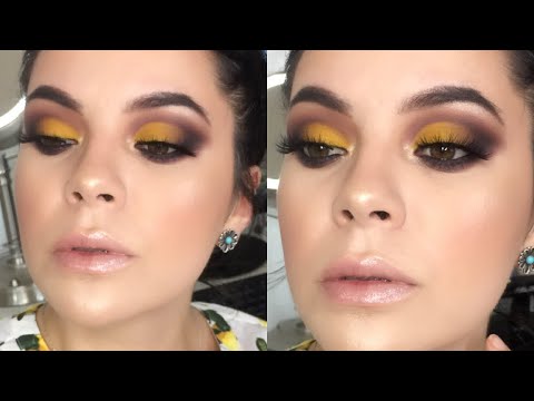 Maquillaje Amarillo Smoke| Angela Garza