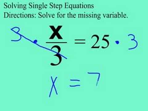 how to isolate x in division