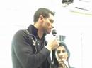 Mastrangelo alla presentazione del Volley Scuola 2007