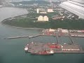 Landing at Kota Kinabalu Airport