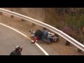 Low Speed Motorcycle Crash on Mulholland Hwy + (not with) a  Supercharged 500hp Lotus