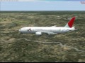 landing Tokyo narita B772er JAL