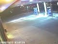 Truck Hitting Gas Station Canopy