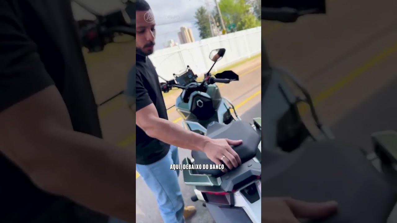 Uma scooter que encara a cidade, a estrada e até uma trilha. #Shorts