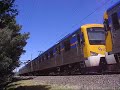 A Siemens train near Murrumbeena Station. A Siemens train near Murrumbeena Station.