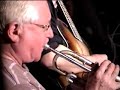 john russell on guita and henry lowther on trumpet play the last notes of music at the red rose club which was the home of improvised music in north london for nearly 20 years