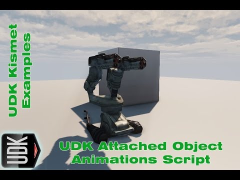 how to attach objects in udk
