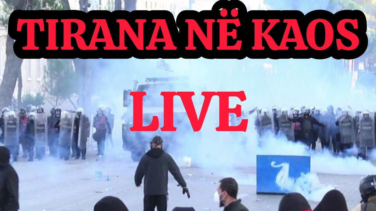 Vazhdon kaosi dhe dhuna në Tiranë (LIVE)