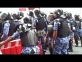 Pro-democracy protests in Maldives on July 8 2012 against the coup government