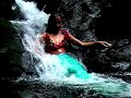 Hawaiian Mermaids Mermaid in a waterfall