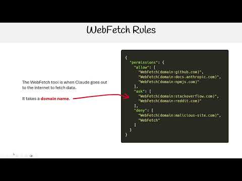 Claude Code Essentials - WebFetch Rules