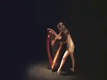 A Beautiful Ballerina and a Harp