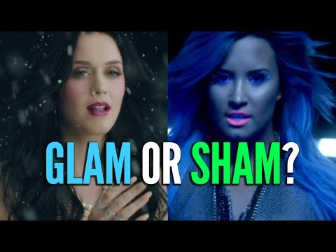 perry - In this episode of Glam or Sham, Katie Van Buren takes to the streets to find which look people prefer: Katy Perry's floor-length white gown in