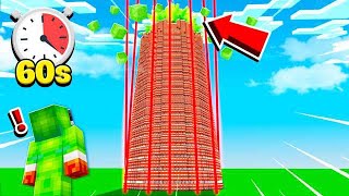 CLIMB THE ENTIRE TOWER IN 60 SECONDS TO WIN!!