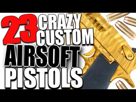 23 Crazy Custom Airsoft Pistols - Ghost In The Shell, Obrez, Nailguns and More