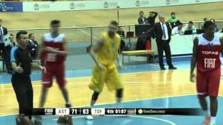 Данк Анатолия Колесникова в игре с турецким Тофашом