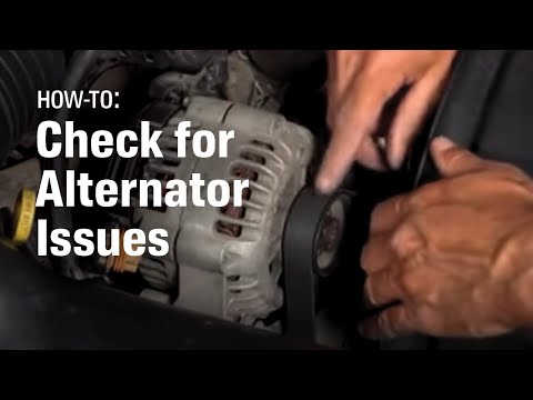 how to replace an alternator