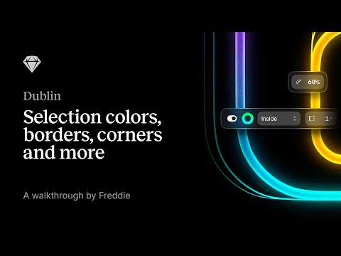 Sketch Dublin — New features walkthrough guide (Selection colors, new eyedropper tool, and more!)