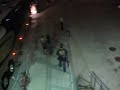 Miley Cyrus. After Miami Concert walking to the bus, Limping.