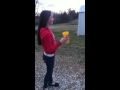 Cinnamon Challenge-3 by Amanda and Samantha!