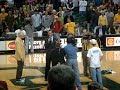 Art Briles Introduced at Basketball halftime