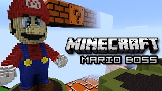 Minecraft: MARIO BOSS BATTLE - Mini Game