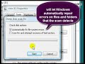 How to fix disk errors in Windows Vista