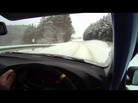 how to drive a bmw in the snow