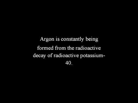 how to isolate argon gas