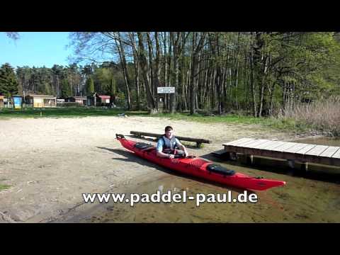 Einweisung Wander Kajak mit Paddel Paul