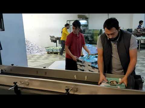 İsrapak Makine Önden Beslemeli Shirink Makinesi