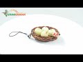 Basket Steamed Stuffed Bun Style Cell Phone Charm Strap - dinodirect