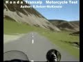 Honda Transalp Motorrad Test SelMcKenzie Selzer-McKenzie